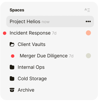 Spaces in Qaxa sidebar