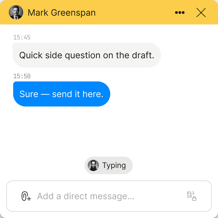Direct chat