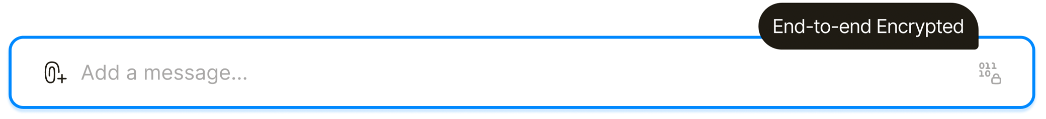 Encrypted chat messages