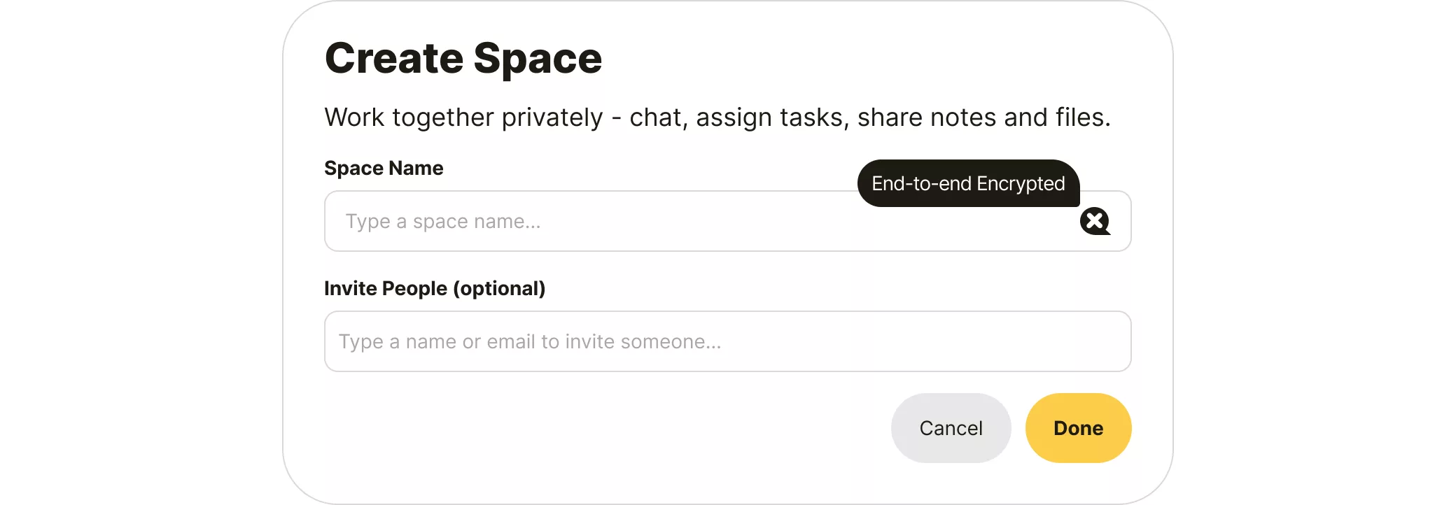 Create a Space
