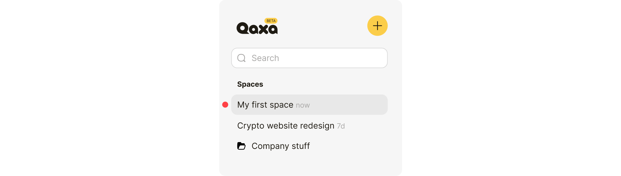 Sidebar With a Notification